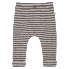 1  In The Family Baby And Child Eusebi Leggings Old Rose Pink Stripes