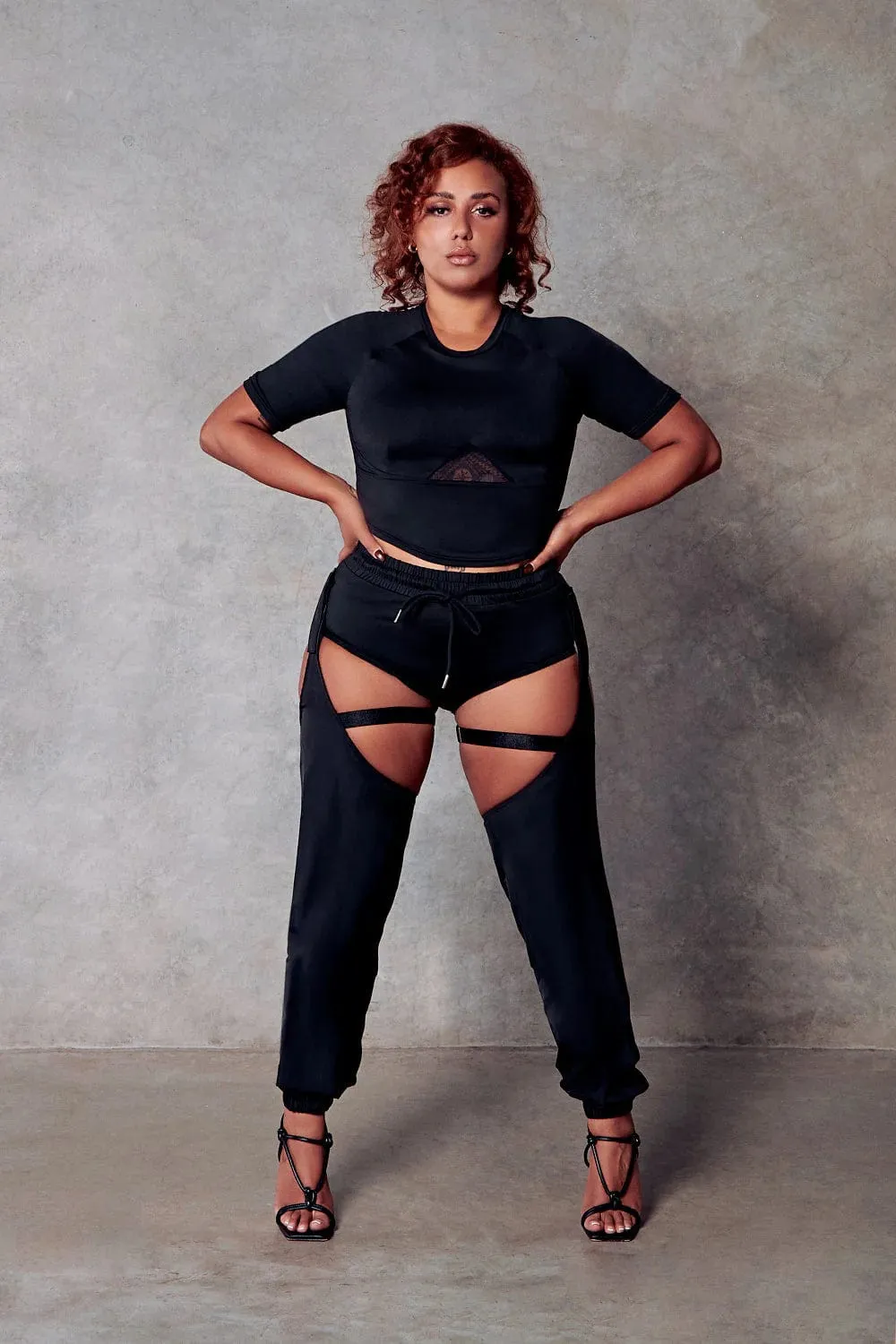 119 Chaps- Black