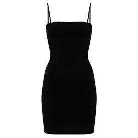 Cami Minidress In Cupro Knit