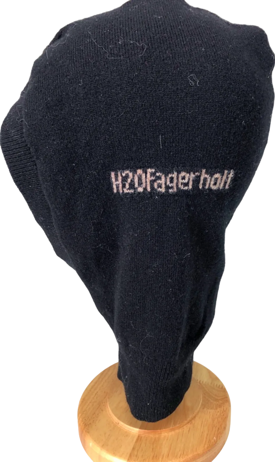 H2OFagerholt Black Knit Hood One Size