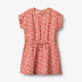 Jersey Dress Maribel - coral flowers