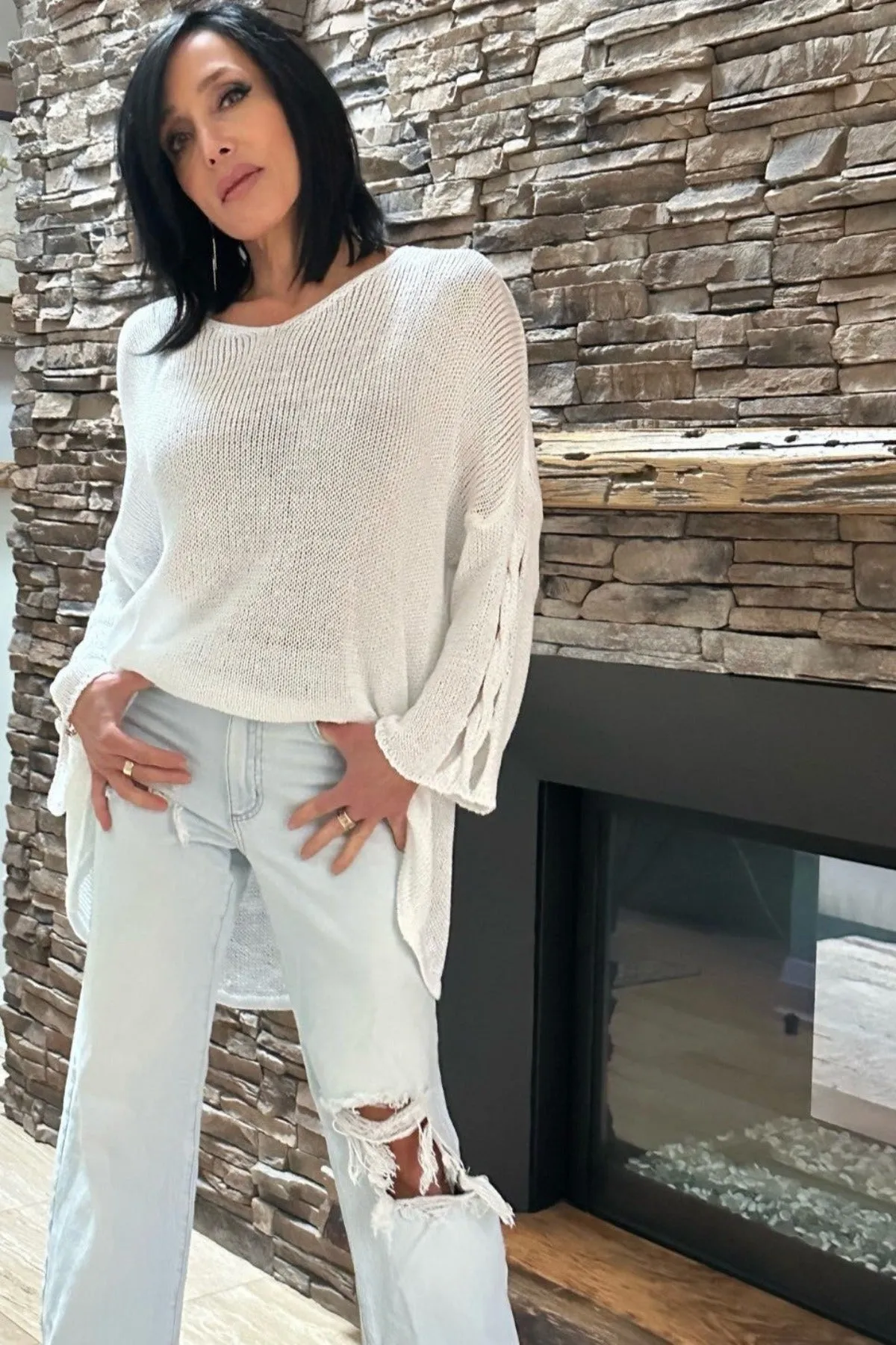Lightweight Hi Low Tunic