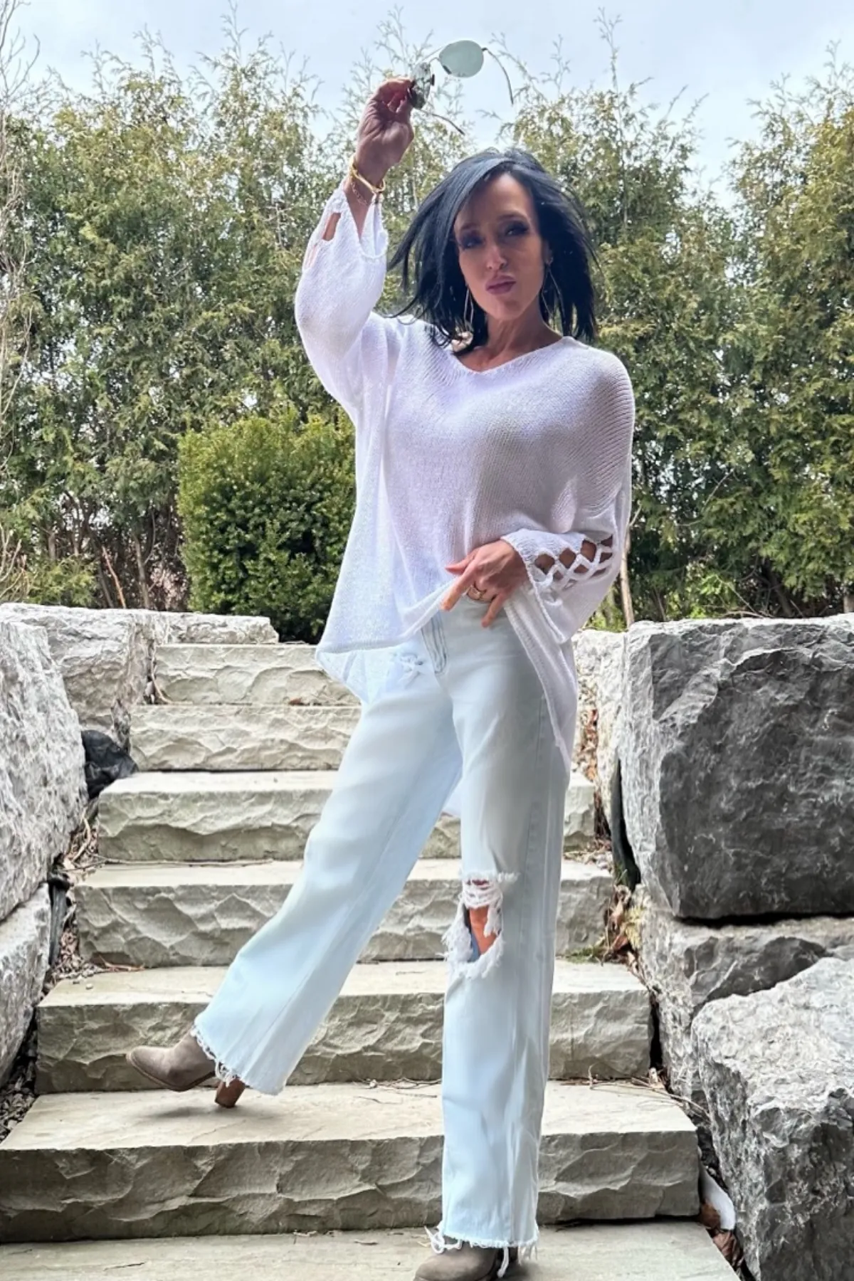 Lightweight Hi Low Tunic