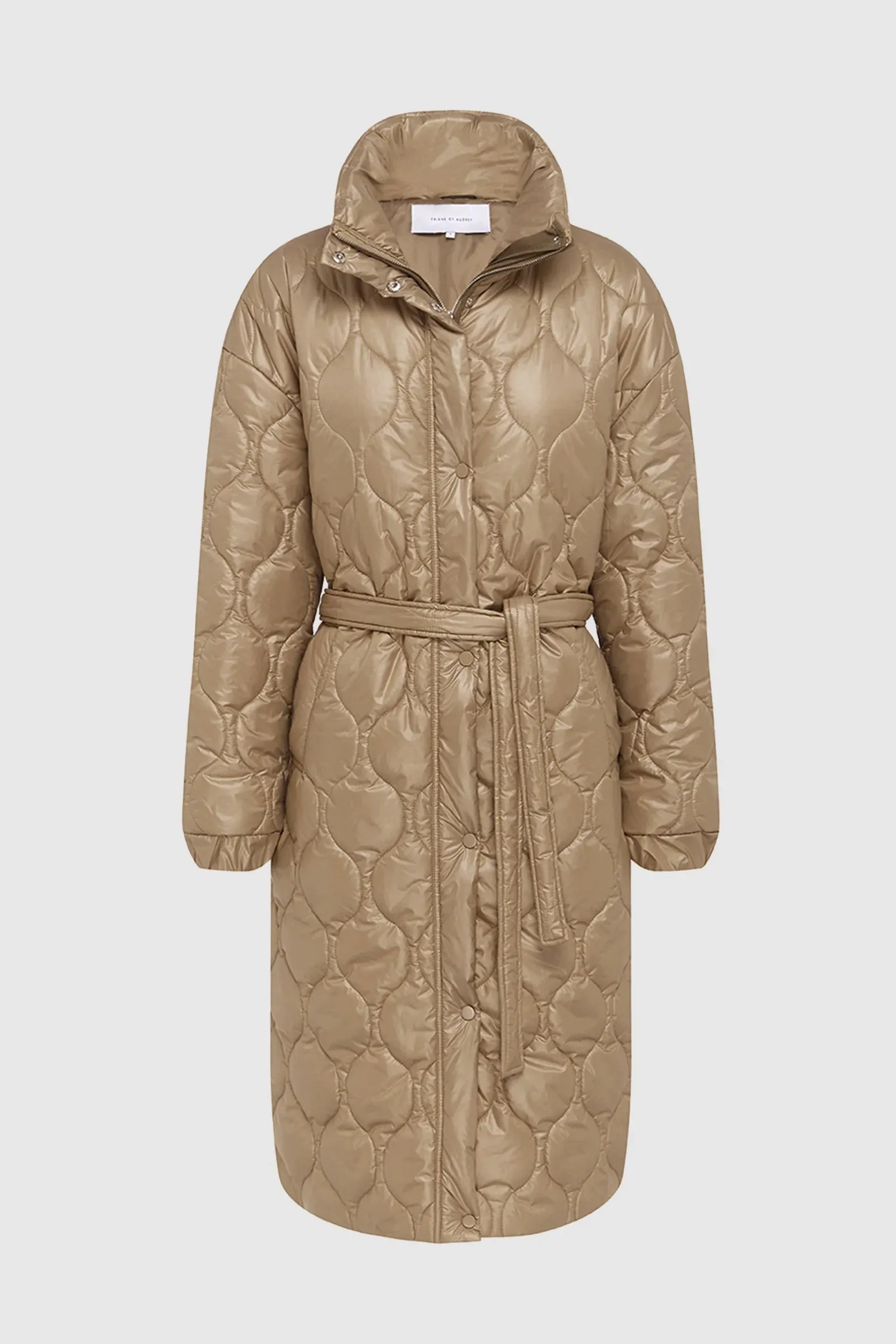 Maxwell Quilted Oversized Coat Cornstalk