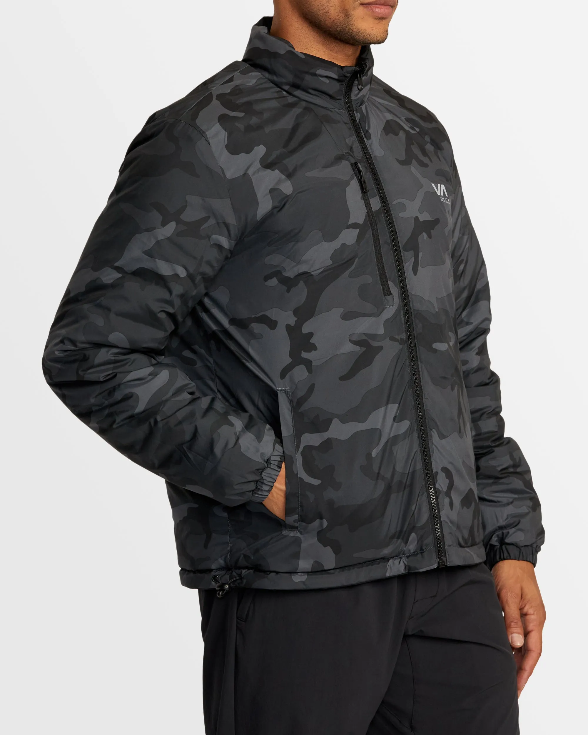 Mens Reversable Packable Puffa Puffer Jacket