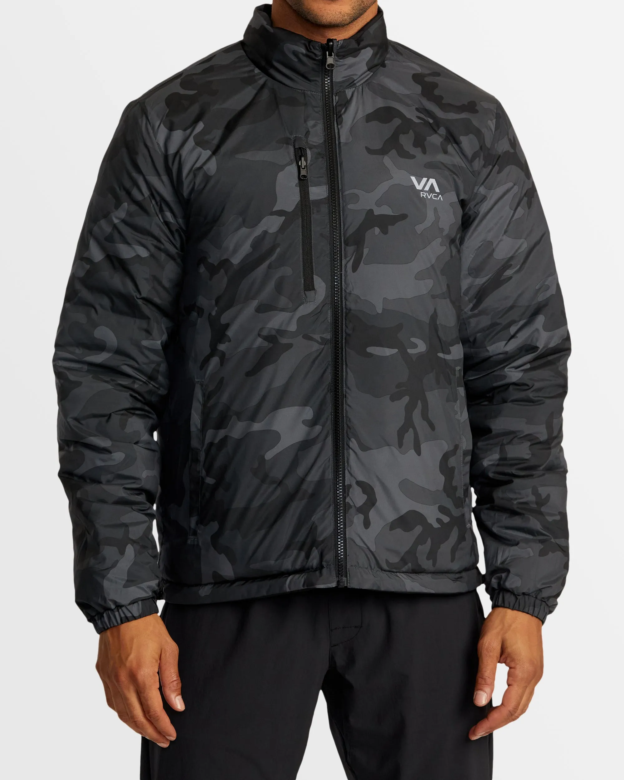 Mens Reversable Packable Puffa Puffer Jacket
