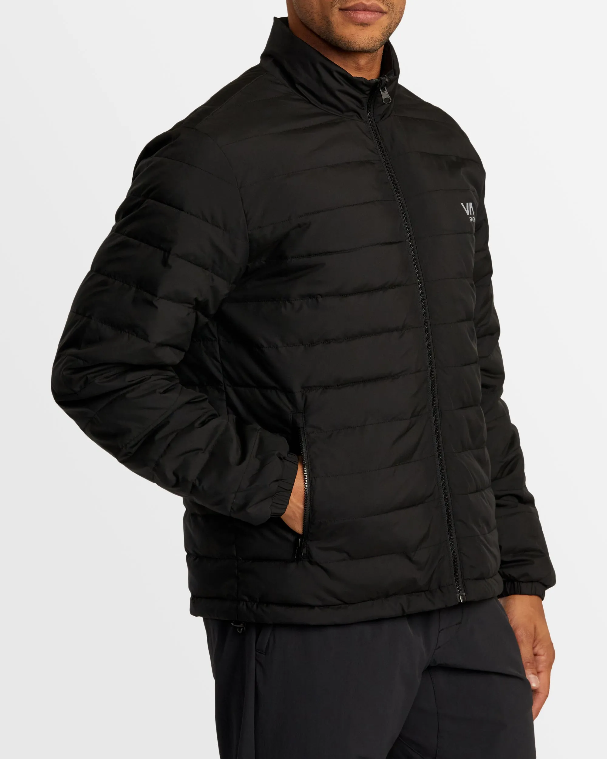 Mens Reversable Packable Puffa Puffer Jacket