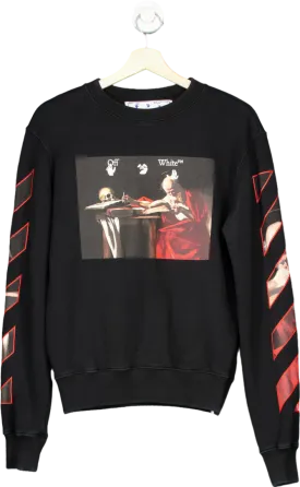 Off-White Black Caravaggio Painting sweatshirt UK XS