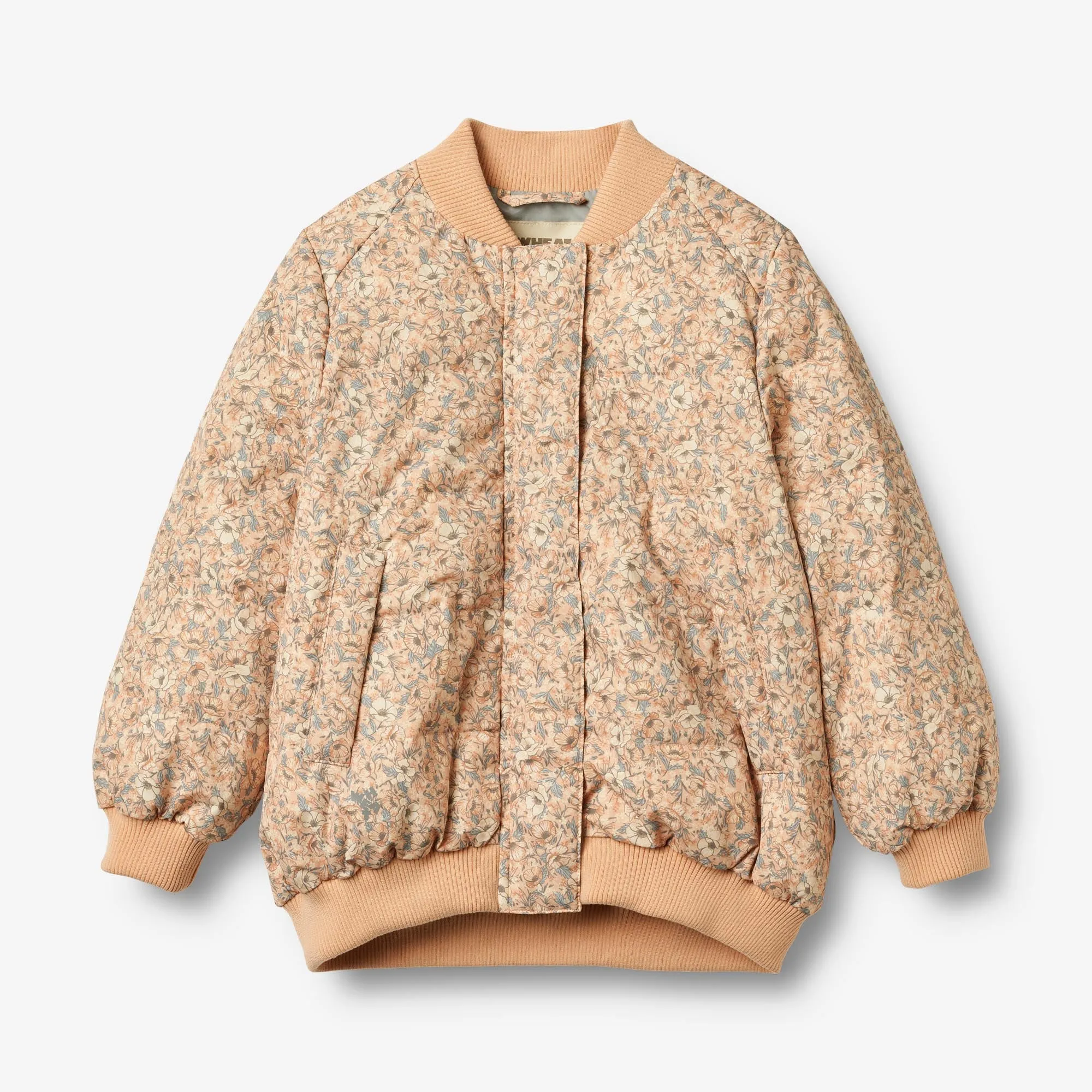Puffer Jacket Lotte - pink sand flowers