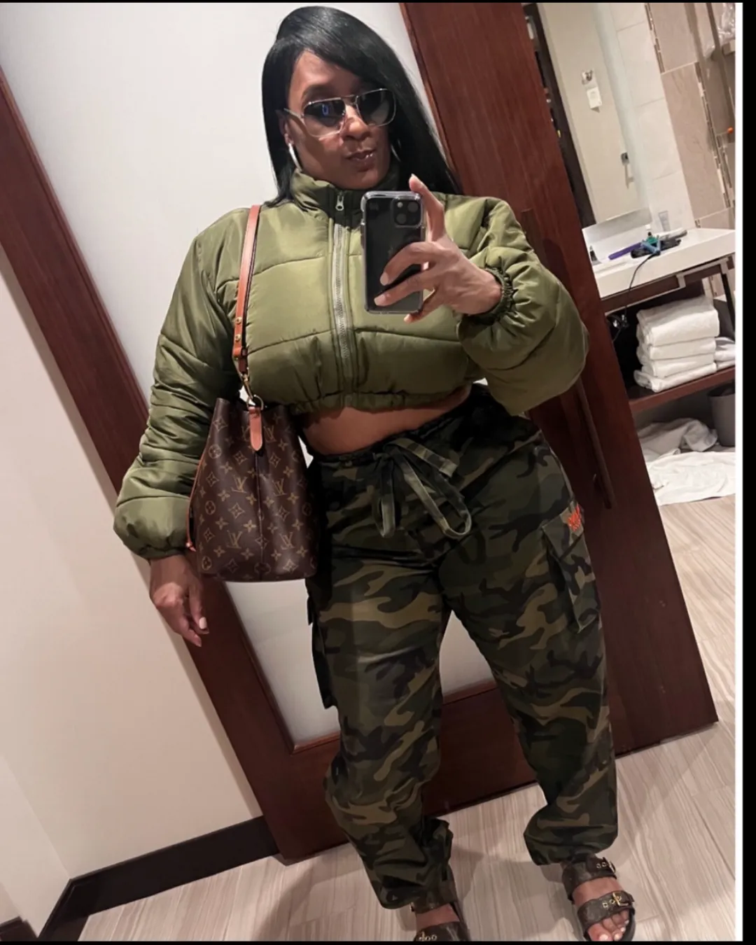 SNOB In Focused Cropped Puffer Jacket