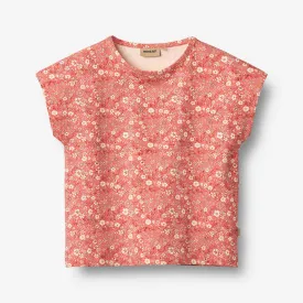 T-Shirt S/S Bette - coral flowers