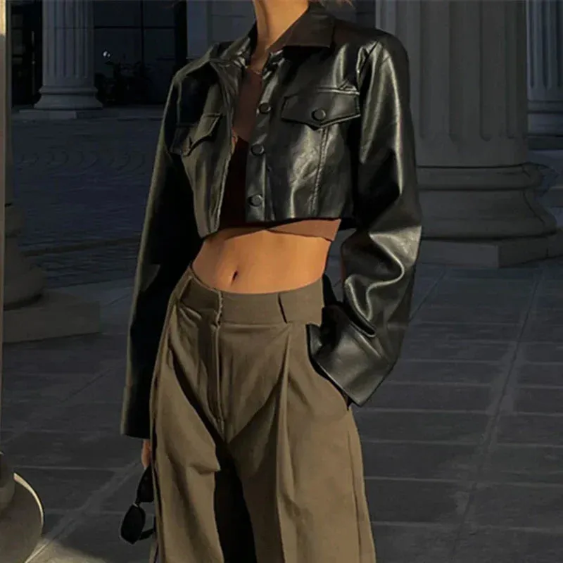 Zyvira™ - Cropped Edgy Jacket